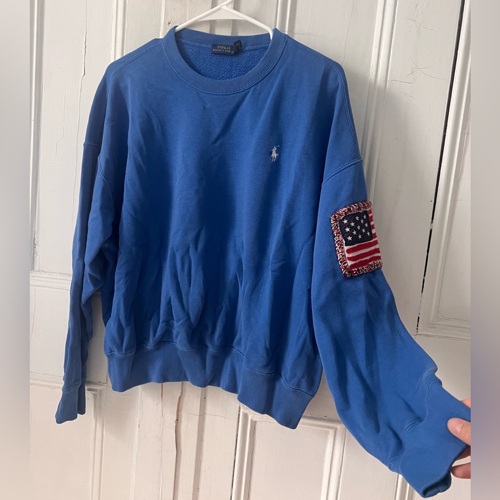 Blue Ralph Lauren sweatshirt